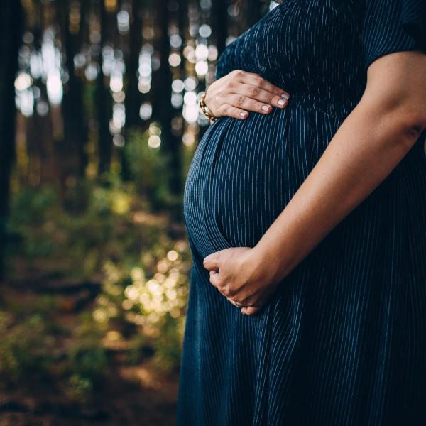 A pregnant belly