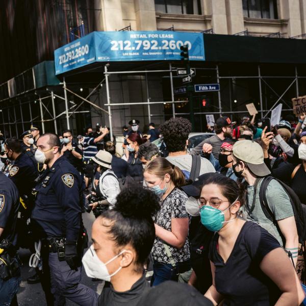 Stock image of a Black Lives Matter protest