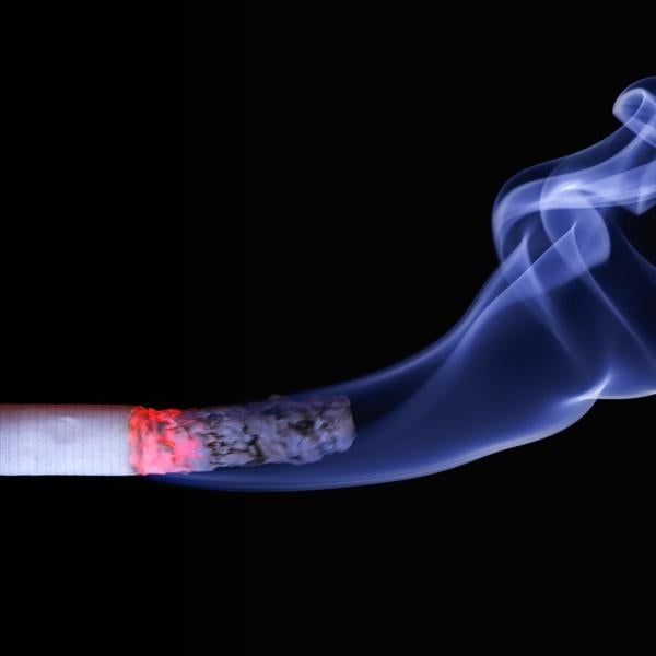 Cigarette burning