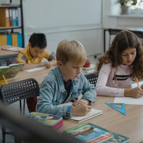 Students in classroom