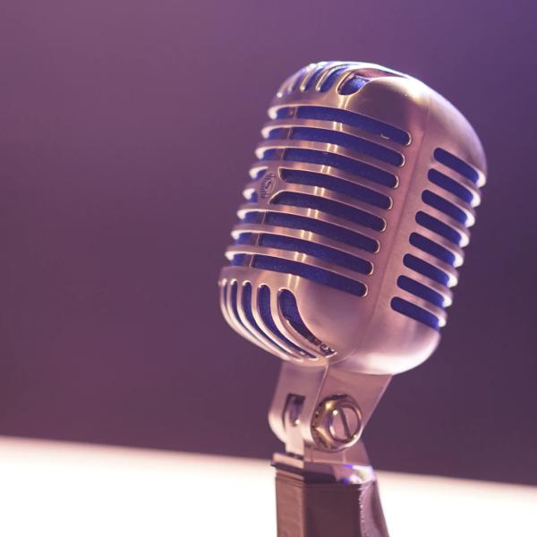 vintage style microphone