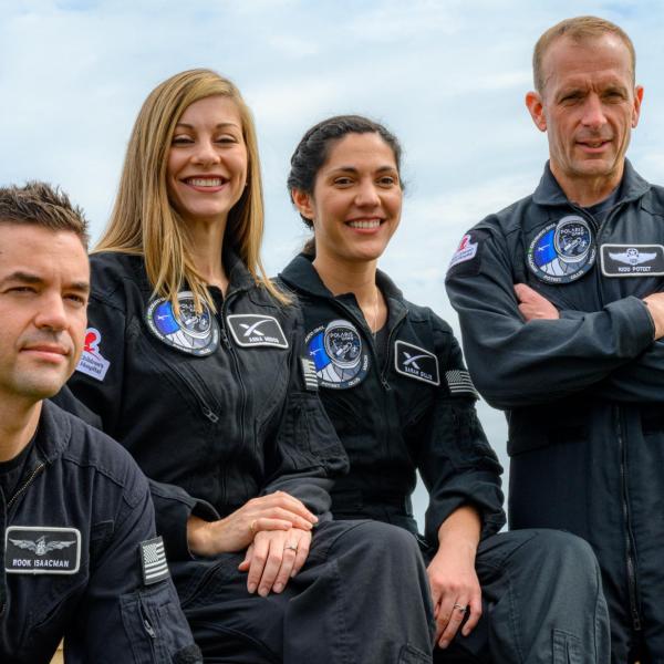SpaceX's Polaris Dawn crew. Photo: Polaris Program/John Kraus