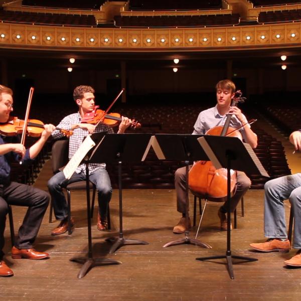 Altius Quartet performs at Macky Auditorium