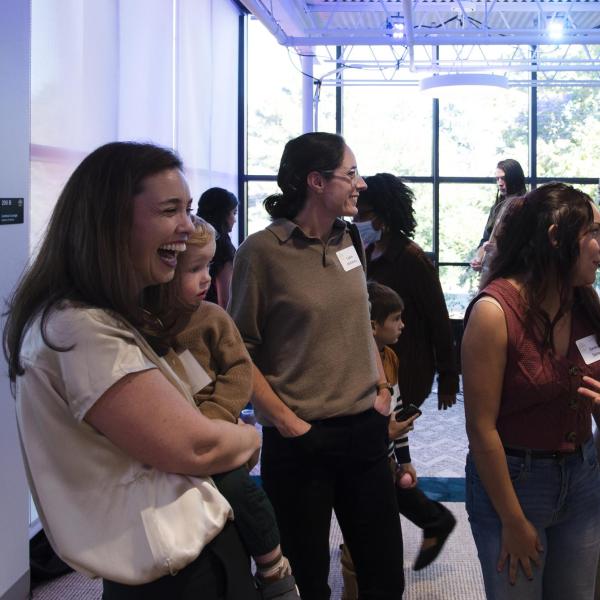 Community members engage at the Renee Crown grand opening