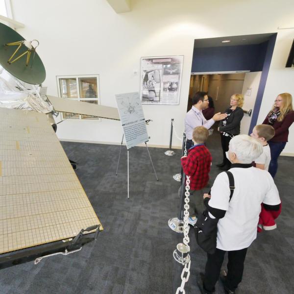 A tour of LASP during Research and Innovation Week