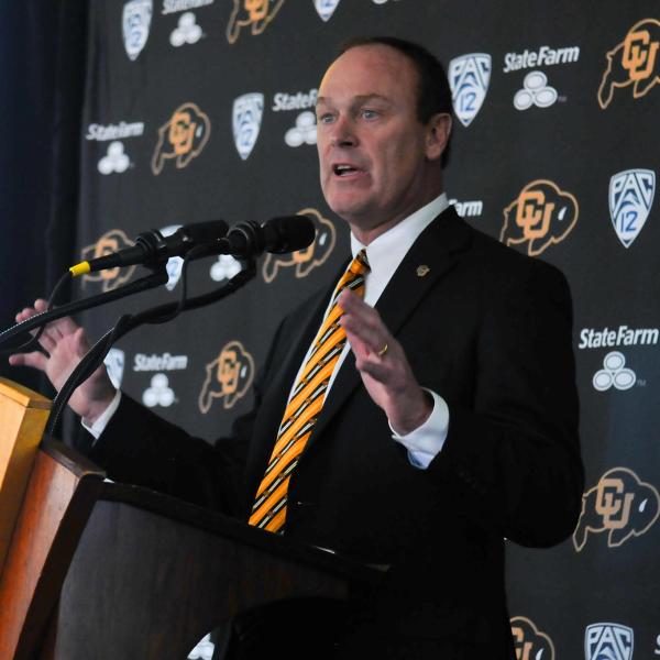 CU Boulder Athletic Director Rick George