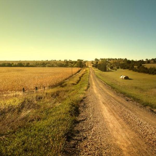 Rural American farm