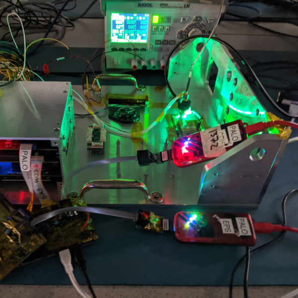 Part of a CubeSat that CU Boulder students are building remotely