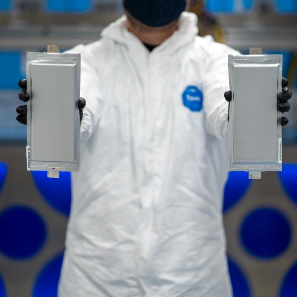 person presenting at the Lab Venture Challenge