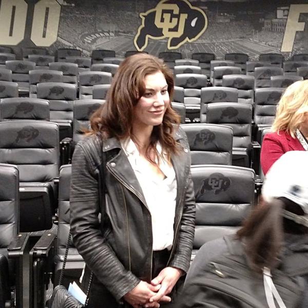 Hope Solo at CU Boulder