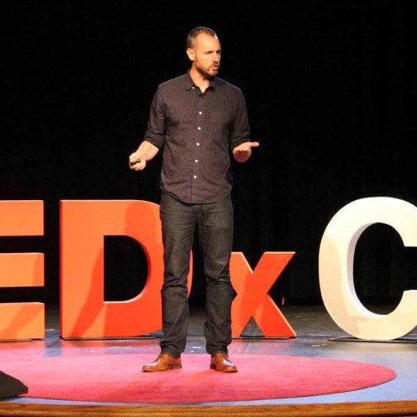 TEDxCU speaker from a previous year