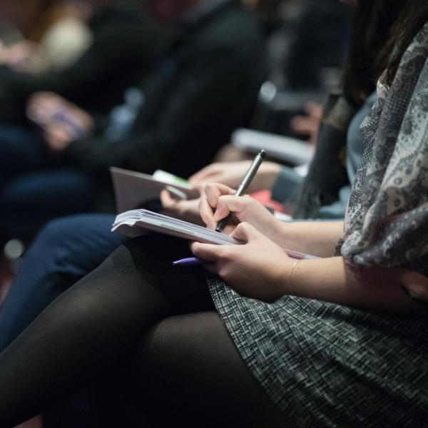 journalists taking notes