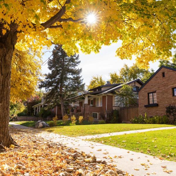Residential neighborhood in Boulder