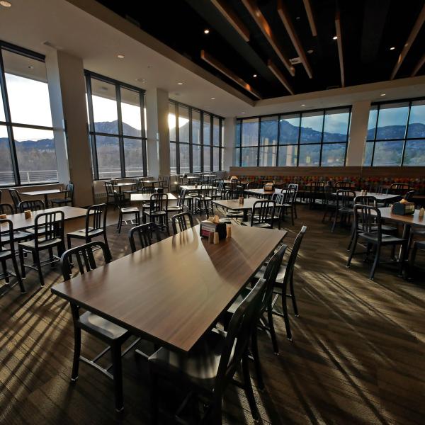 Village Center Dining and Community Commons west dining hall