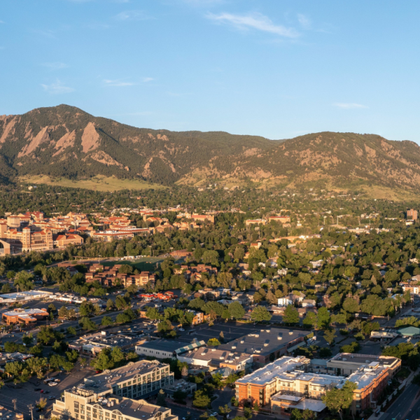 aerial view of campus