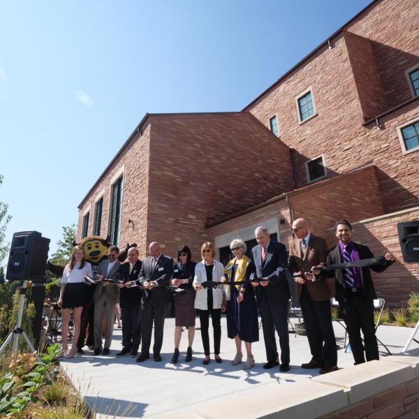 Imig Music Building ceremony