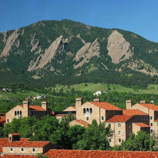 Flatirons west of Boulder