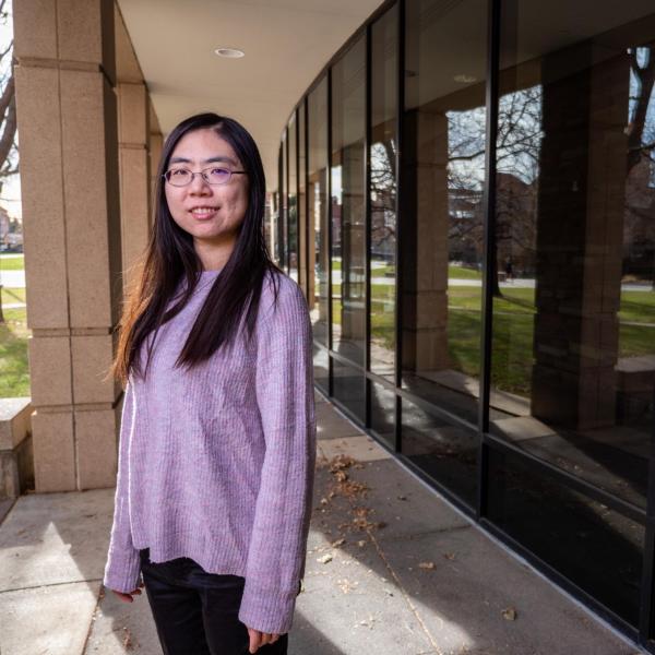 Zhen Qu on campus