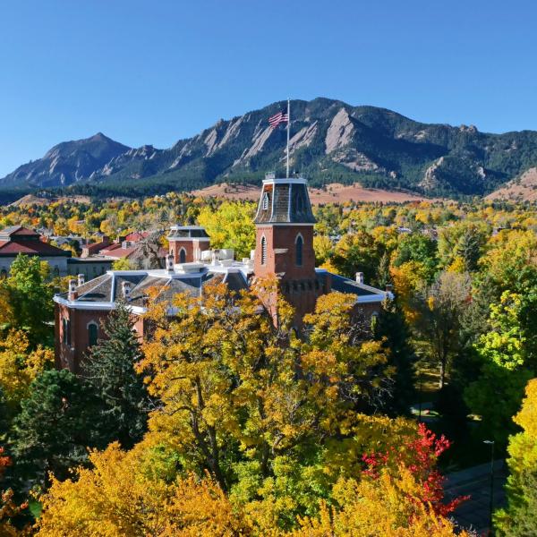 The CU Boulder campus.