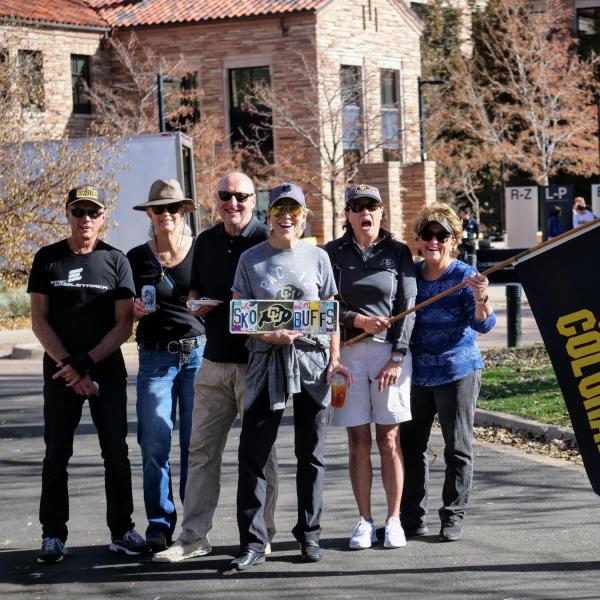 Students, alumni and families celebrated Homecoming weekend on the CU Boulder campus on Saturday, Nov. 9, 2019. (Photo by Glenn Asakawa/University of Colorado)