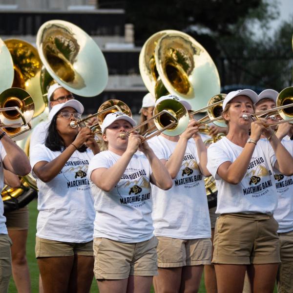 Scenes from the 2019 CU Kickoff at Folsom Field. (Photo by Glenn Asakawa/University of Colorado)
