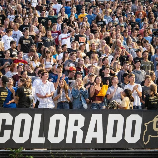 Scenes from the 2019 CU Kickoff at Folsom Field. (Photo by Glenn Asakawa/University of Colorado)