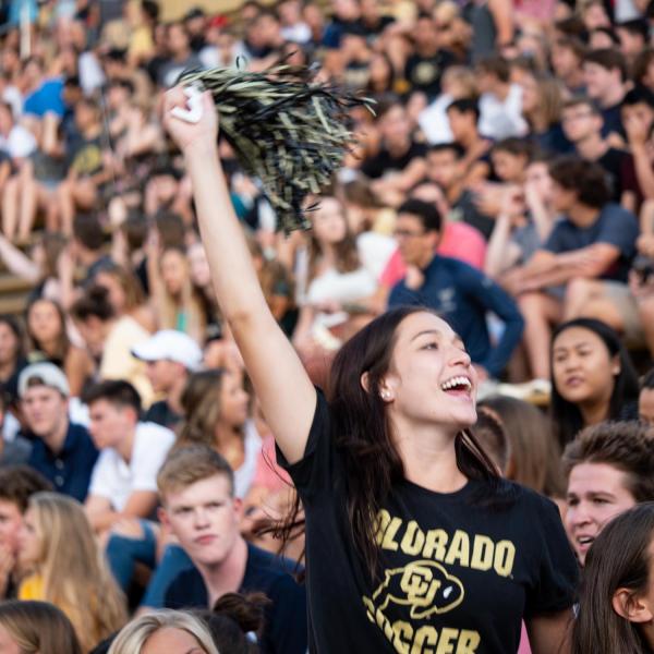 Scenes from the 2019 CU Kickoff at Folsom Field. (Photo by Glenn Asakawa/University of Colorado)