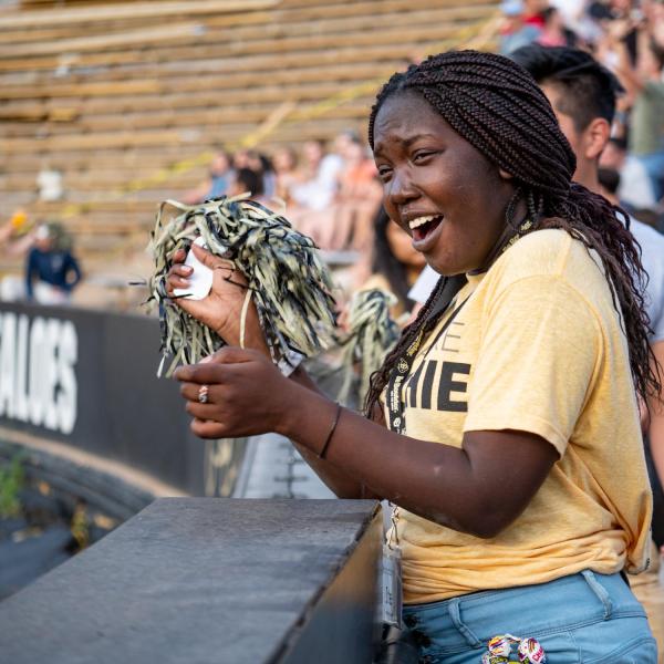 Scenes from the 2019 CU Kickoff at Folsom Field. (Photo by Glenn Asakawa/University of Colorado)