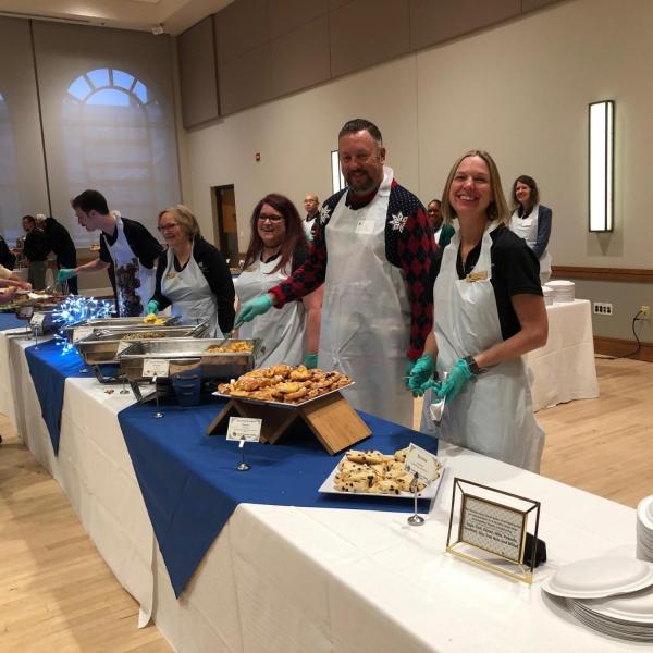 Staff were honored for their work this year during the 2019 Staff Appreciation Breakfast on Dec. 4, 2019.
