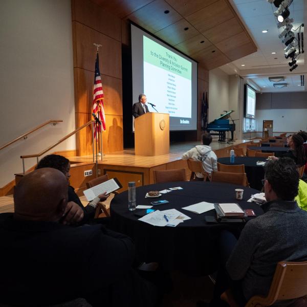 Speakers, staff and participants immerse themselves in the CU Boulder 2020 Spring Diversity Summit. (Photo by Glenn Asakawa/University of Colorado)