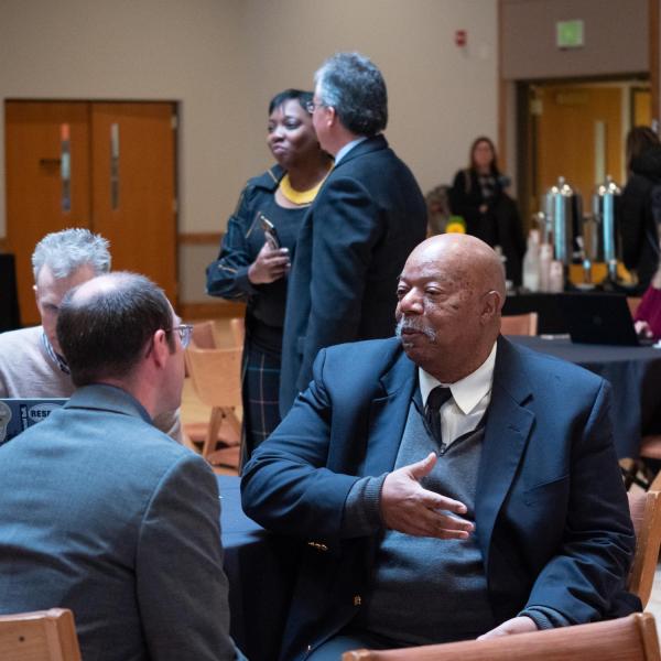 Speakers, staff and participants immerse themselves in the CU Boulder 2020 Spring Diversity Summit. (Photo by Glenn Asakawa/University of Colorado)