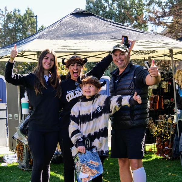 Family Weekend at CU Boulder on October 16, 2021. (Photo by Glenn Asakawa/University of Colorado)