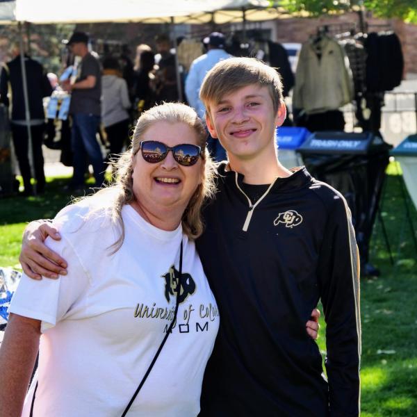 Family Weekend at CU Boulder on October 16, 2021. (Photo by Glenn Asakawa/University of Colorado)