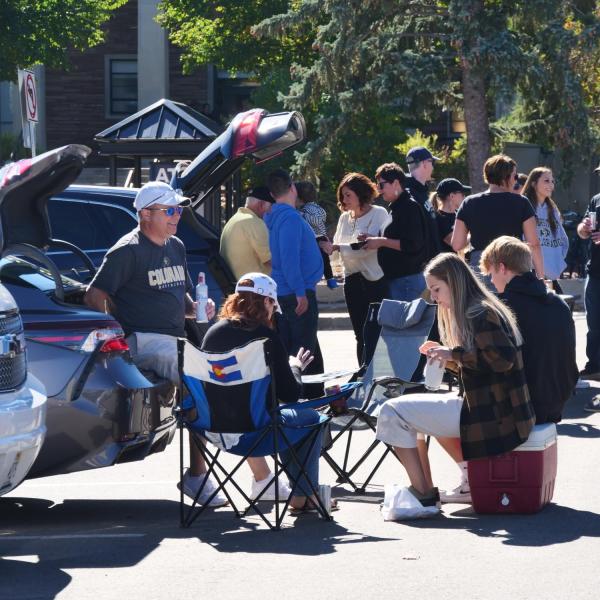 Family Weekend at CU Boulder on October 16, 2021. (Photo by Glenn Asakawa/University of Colorado)