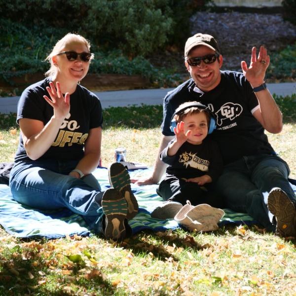Family Weekend at CU Boulder on October 16, 2021. (Photo by Glenn Asakawa/University of Colorado)