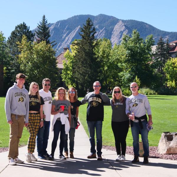 Family Weekend at CU Boulder on October 16, 2021. (Photo by Glenn Asakawa/University of Colorado)