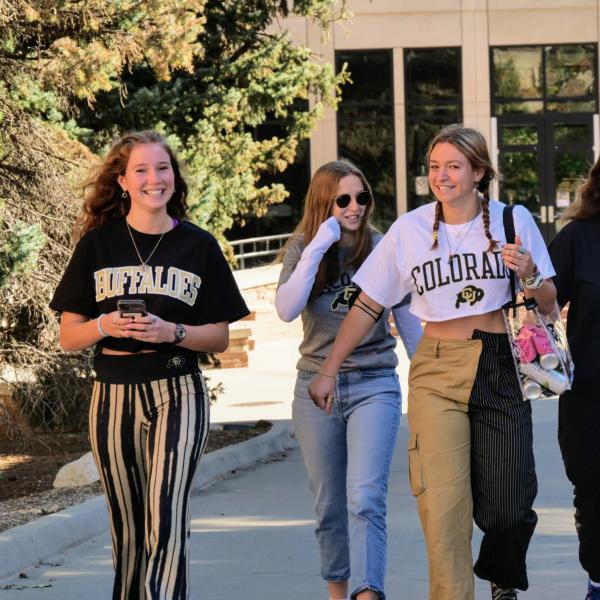 Family Weekend at CU Boulder on October 16, 2021. (Photo by Glenn Asakawa/University of Colorado)