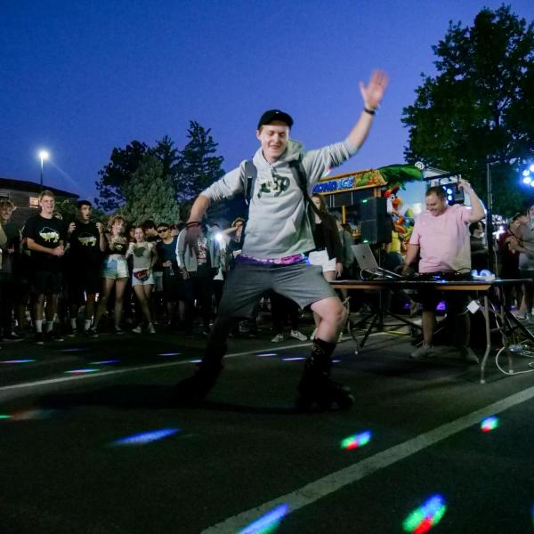 First year students attend 2021 Kickoff and Spirit Night at Folsom Field on Aug. 20, 2021. (Photo by Glenn Asakawa/University of Colorado)