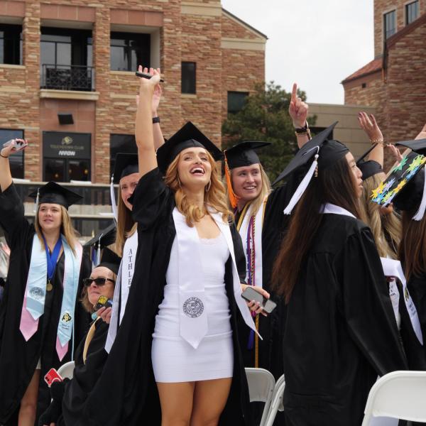 Students, parents, families, faculty, staff, guests and leadership celebrate their accomplishments at the commencement ceremony