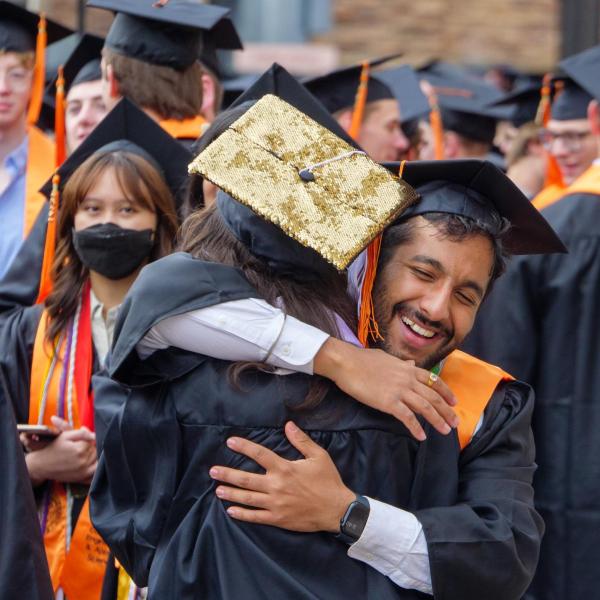 Students, parents, families, faculty, staff, guests and leadership celebrate their accomplishments at the commencement ceremony