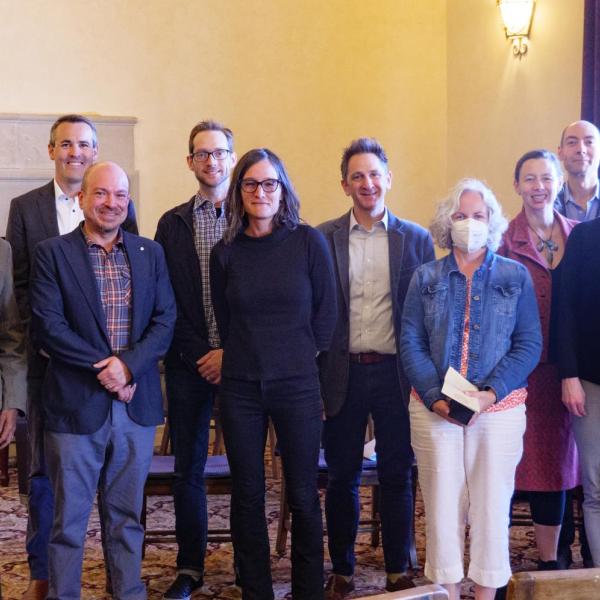 Group photo of faculty who have been promoted to full professor