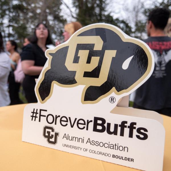 #ForeverBuffs sign at Grad Bash
