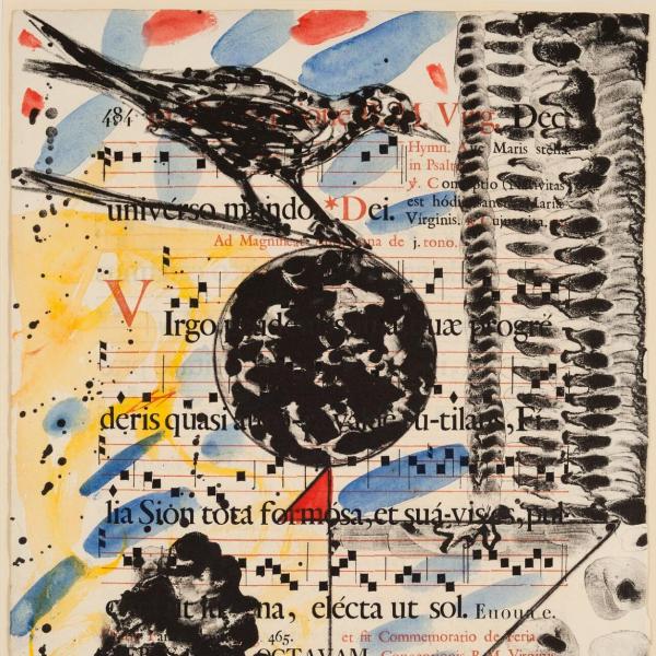 Italo Scanga, Italian (1932 – 2001), Salvare, 1990, edition 9/10, lithograph, 18 ½ x 11 ½ inches, Gift of Polly and Mark Addison to the Polly and Mark Addison Collection, 94.04.12, Photo: Jeff Wells / © Italo Scanga Foundation