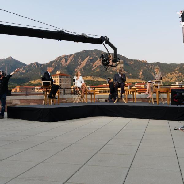 'ABC This Week' was live from the top of the Champions Center bright and early on the morning of Sept. 6.