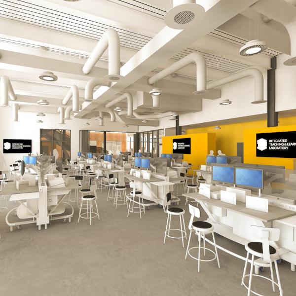 Teaching lab in the aerospace engineering building