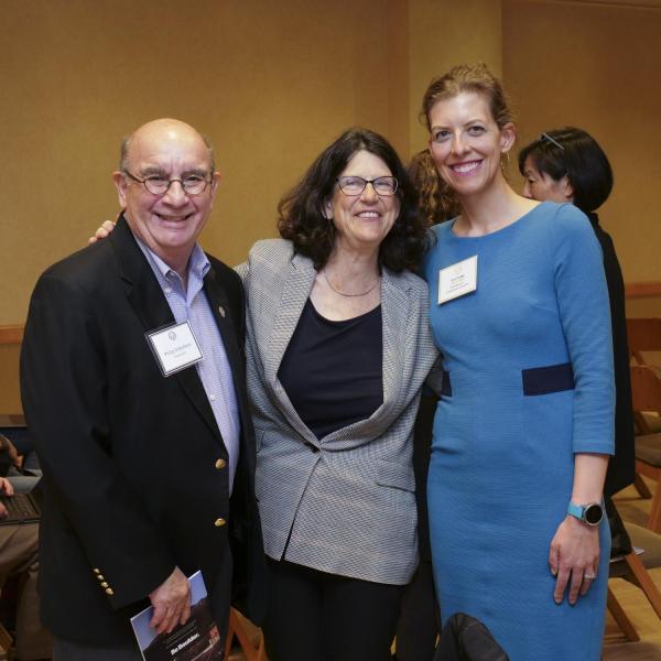 Chancellor Phil DiStefano poses for a group photo with colleagues during the 2019 BFA Excellence Awards & Reception.