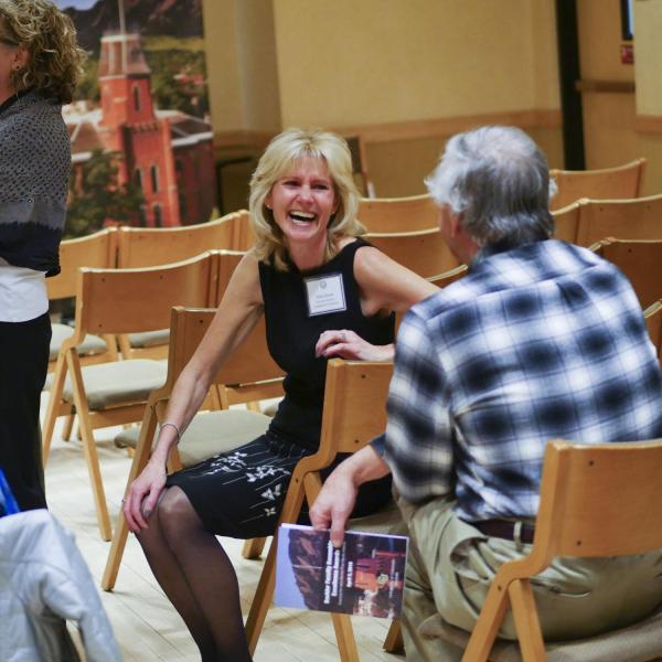 Vicki Grove chats with a colleague at the 2019 BFA Excellence Awards & Reception.