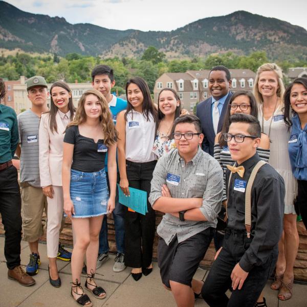 The annual Truman celebration was held at the UMC with CU Boulder alum Congressman Joe Neguse and guest speaker Congresswoman Alexandria Ocasio-Cortez. (Photo: Christopher Cleary)