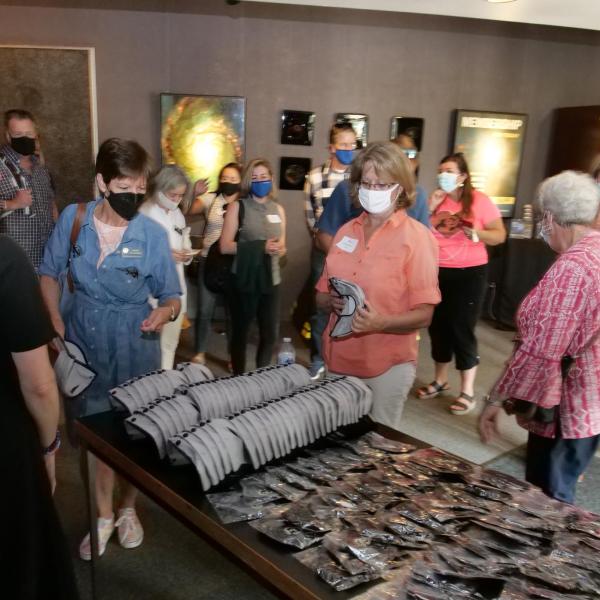 Members of the Colorado Competitive Council visit the Fiske Planetarium. (Photo: Casey A. Cass/University of Colorado)
