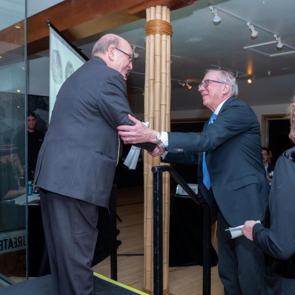 Thomas Cech is celebrated at an event marking the 30th anniversary of his Nobel Prize in Chemistry.